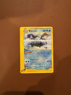 BLASTOISE 37/165 Expedition Base Set - Non Holo Pokemon Card - NM - Image 1