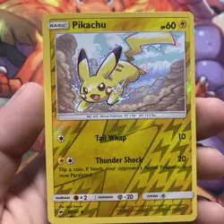 2017 Pikachu Reverse Holo 40/147 Pokemon Card Burning Shadows NM-MT - Image 1