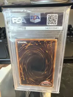2019 Yu-Gi-Oh! KOR. Tri-Horned Dragon LOB Reprint PSA 9 Mint - Image 2