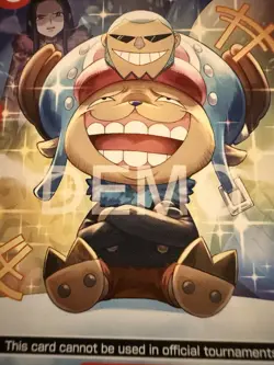 One Piece Tcg Op10-014 Franky / Chopper Promo demo Version Not tournament legal - Image 1