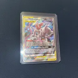 Pokemon Mewtwo and Mew GX TCG Sun & Moon Holo Promo Card #SM191 - Image 3