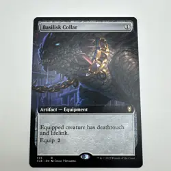 MTG - English - Basilisk Collar - (Extended Art) - NM Regular - 595 Rare - Image 1