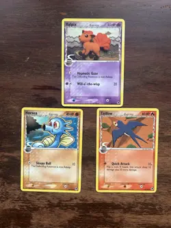 Delta Species Mixed Lot – 2 Non Holo Pokemon Cards – EX Era Vintage - Image 1