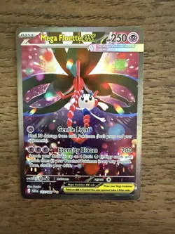 Mega Floette EX 117/086 SIR Chaos Rising Pokemon Trading Card - CLEAN - Image 3