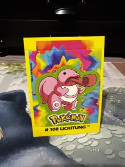 2000 Pokemon Navarrete Kanto Peru Buildable Card Lickitung #108 Vintage - Image 1