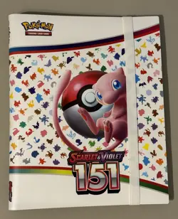 Pokemon Mew Scarlet & Violet 151 Binder Collection Binder Only NO CARDS - Image 1