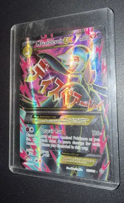 Mega M Gardevoir EX 112/114 Full Art Ultra Rare Holo XY Steam Siege Pokemon Card - Image 1
