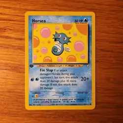 (LP) Horsea 1st ed 62/111 Neo Genesis Pokemon TCG Card - Image 1