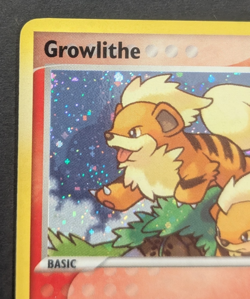 2006 Vintage Pokemon Card TCG Legend Maker Holo Stamped Growlithe 55/92 LP, NM - Image 2