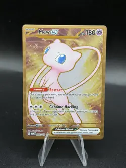 Pokemon TCG Mew ex 205/165 151 Metal Card Scarlet & Violet 151 Promo NM GD3 - Image 1