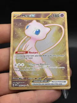 Pokemon TCG Mew ex 205/165 151 Metal Card Scarlet & Violet 151 Promo NM GD3 - Image 2