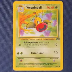 Weepinbell 48/64 - Jungle - Uncommon Vintage WOTC Pokemon Card - NM - Image 1
