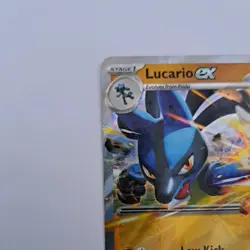 Pokemon Lucario EX 082/142 Stellar Crown Double Rare Card - Image 2