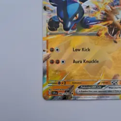 Pokemon Lucario EX 082/142 Stellar Crown Double Rare Card - Image 4