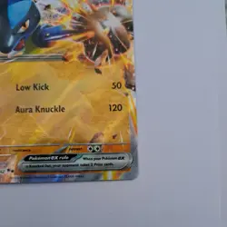 Pokemon Lucario EX 082/142 Stellar Crown Double Rare Card - Image 5