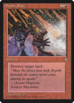 MTG Stone Rain ** Ice Age ** English (NM) - Image 1
