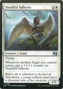 Youthful Valkyrie - U280 - MTG - Foundations Jumpstart (J25) - Image 1