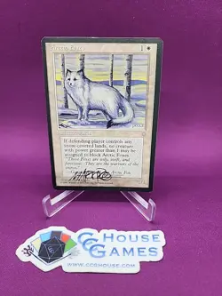 MTG Arctic Foxes Signed Mark Poole Ice Age Vintage Signature 90's Magic CCGHouRD - Image 1