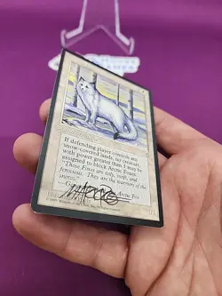 MTG Arctic Foxes Signed Mark Poole Ice Age Vintage Signature 90's Magic CCGHouRD - Image 5