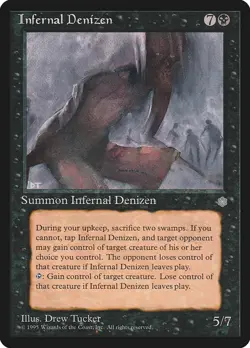 MTG Infernal Denizen ** Ice Age ** English (NM) - Image 1