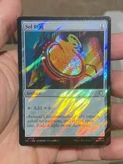 MTG - Sol Ring, Arcane Signet, Command Tower SURGE FOIL - NM - Commander Staples - Image 4