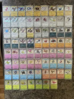 Pokemon Card 70 Lot. Guaranteed Shiny. Scarlet And Violet Era: Paldean Fates - Image 1