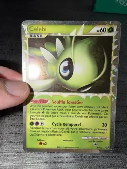 Carte Pokemon Celebi Prime 92/102 HGSS Triomphe Francais Occasion - Image 3