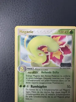 POKEMON MEGANIE 9/115 (UF 9) EX VERBORGENE MACHTE STAMPED REVERSE HOLO RARE DEU - Image 3