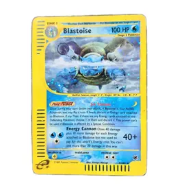 Blastoise carte 4/165 Pokemon Expedition - Holo - Pokemon Card Vintage SWIRL :) - Image 1