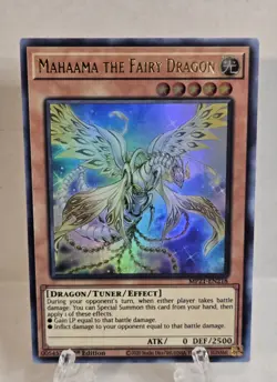Mahaama the Fairy Dragon Ultra Rare MP21-EN218 Yugioh - Image 1