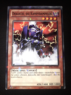 Yu-Gi-Oh! Dekoichi, die Kampfdampflok, BP01-DE189, Star Foil, 2.A., Misprint, GD - Image 2