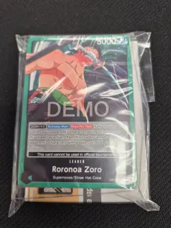 One Piece TCG Promotional Demo Deck Zoro New & Sealed - Image 1