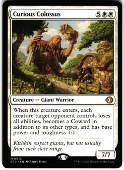 Lorwyn Eclipsed #12 Curious Colossus - Image 1