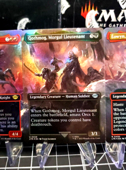 FOIL EOMER, Gothmog & Eowyn Borderless - Part of SCENE LOTR MTG NM - Image 3