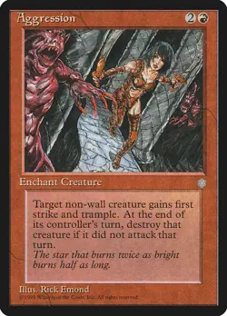 MTG Aggression ** Ice Age ** English (NM) - Image 1