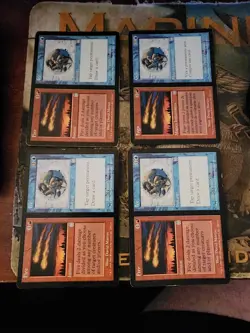 Apocalypse MTG Playset Fire Ice Magic Damaged - Image 1