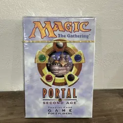 1998 Magic The Gathering Portal Second Age Contents Sealed - Image 1