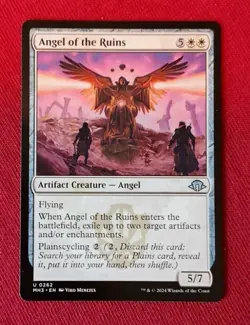 MTG Modern Horizons 3 0262 Angel of the Ruins Uncommon Card - Image 1