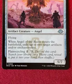 MTG Modern Horizons 3 0262 Angel of the Ruins Uncommon Card - Image 3