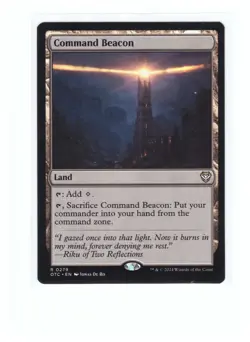MTG Command Beacon Outlaws of Thunder Junction Commander NM - Image 1
