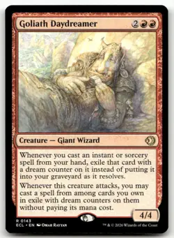 Goliath Daydreamer #143 (NM) Lorwyn Eclipsed ECL Magic MTG - Image 1