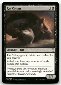 Rat Colony #101 (NM) Dominaria DOM Magic MTG - Image 1