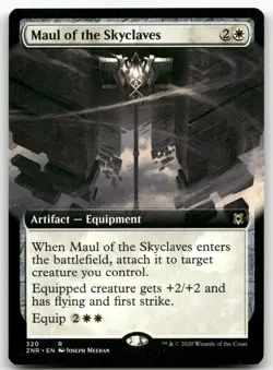Maul of the Skyclaves (Extended Art) #320 (NM) Zendikar Rising ZNR Magic MTG - Image 1