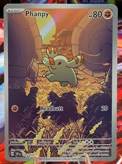 The Pokemon Company Phanpy 205/191 Sv08 Surging Sparks IR Holo Full Art EN 2024 - Image 1