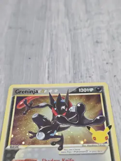 Pokemon Greninja Gold Star SWSH144 Celebrations Promo Holo Card NICE! - C683 - Image 2