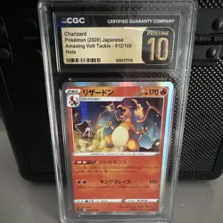 The Pokemon Company Charizard S4 Amazing Volt Tackle Holo Rare CGC 10 012/100 - Image 1