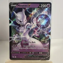 Mewtwo V #30/78 (Holo) (NM) Pokemon GO PGO Pokemon - Image 1