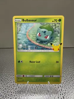 Pokemon TCG Bulbasaur 1/25 McDonalds Collection 2021 MP - Image 1