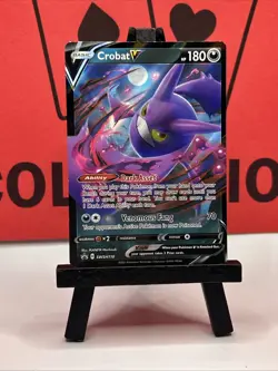 Crobat V SWSH110 Holo Sword & Shield Promo Full Art Pokemon Card - Image 2