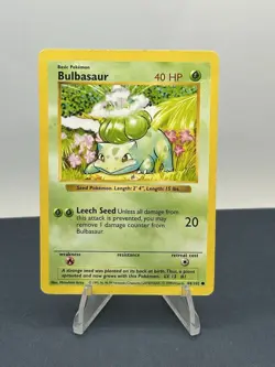 Bulbasaur 44/102 - Base Set - SHADOWLESS - Non-Holo - Pokemon TCG - Image 1